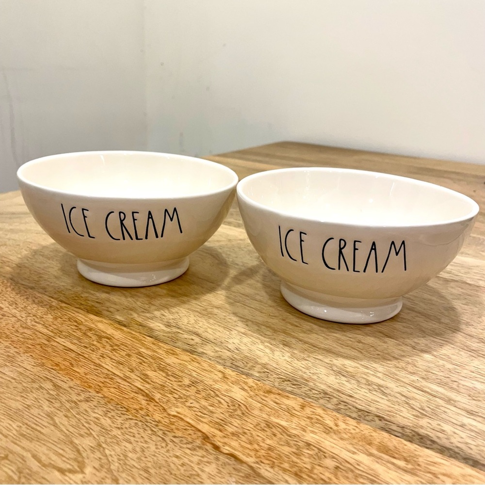 Rae Dunn Ice Cream Bowls set of 2